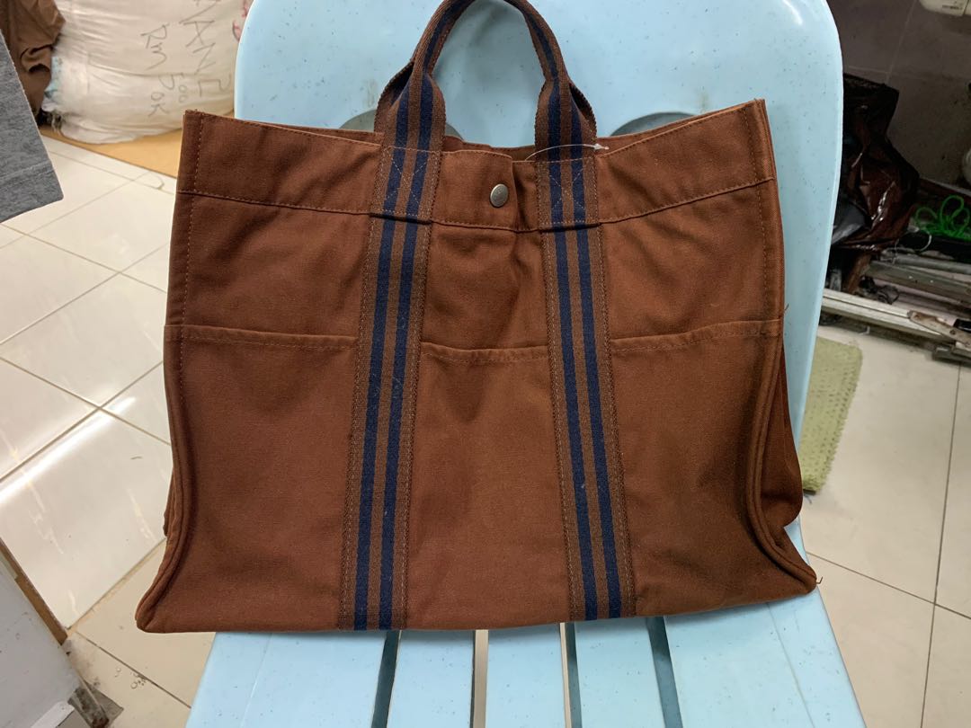 Hermes, Bags, Hermes Fourre Tout Toile Tote Pm Size
