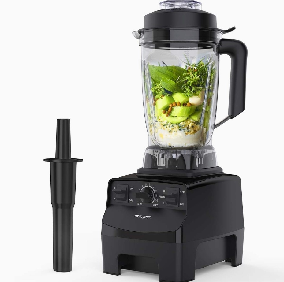 Homgeek heavy duty 2000w blender comes with recipe book TV Home Appliances Kitchen Appliances Juicers Blenders Grinders on Carousell