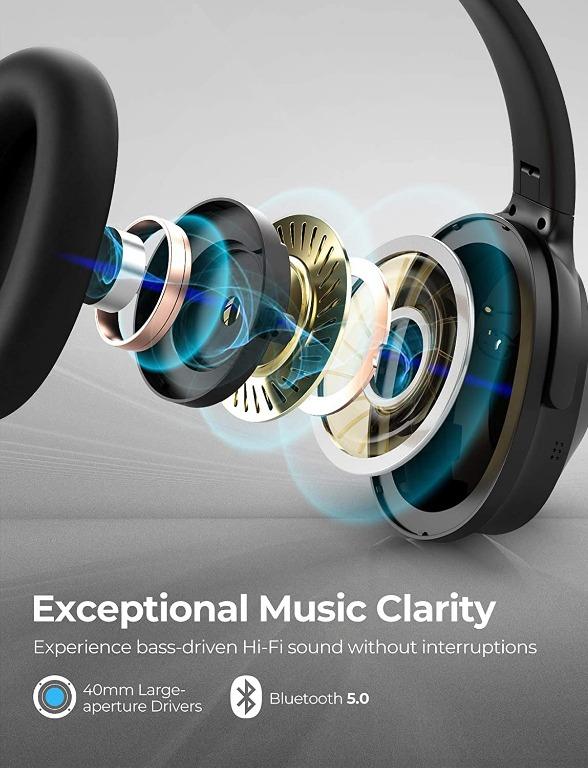 mpow bluetooth noise cancelling headphones