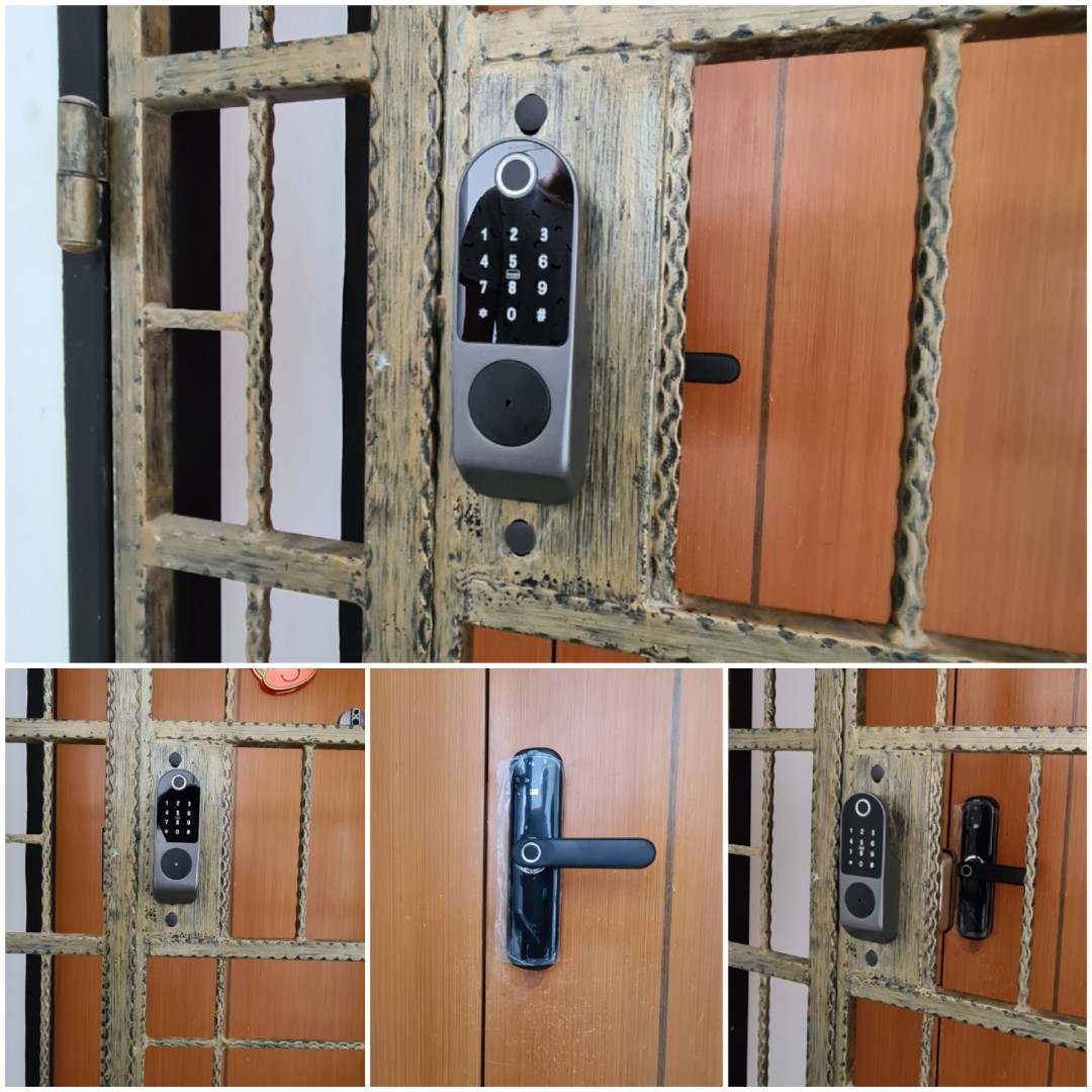 Gate digital outlet lock