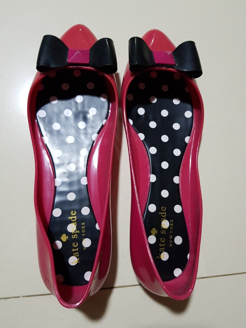 kate spade jelly flats