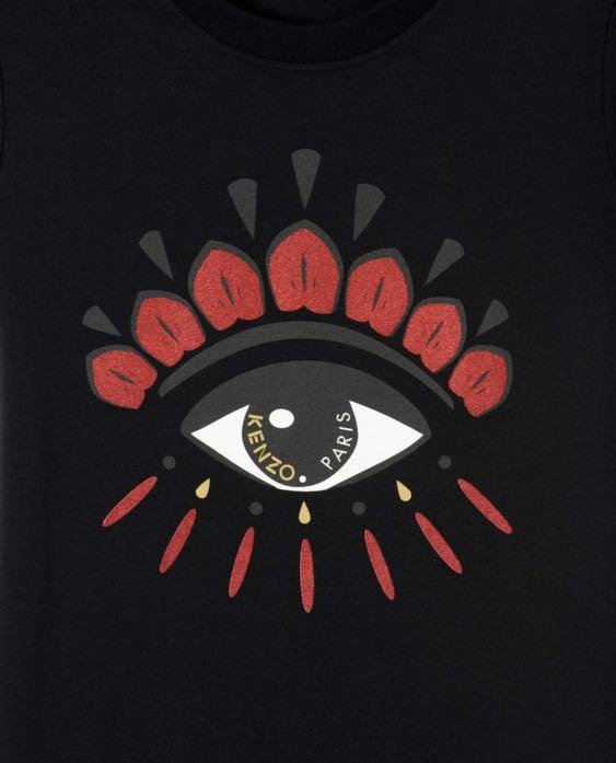 Kenzo red eye t shirt on sale