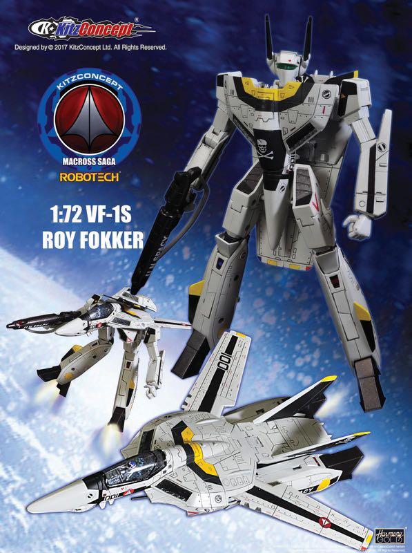 KitzConcept MACROSS 超時空要塞1/72 VF-1S ROY FOKKER Valkyrie 福卡 