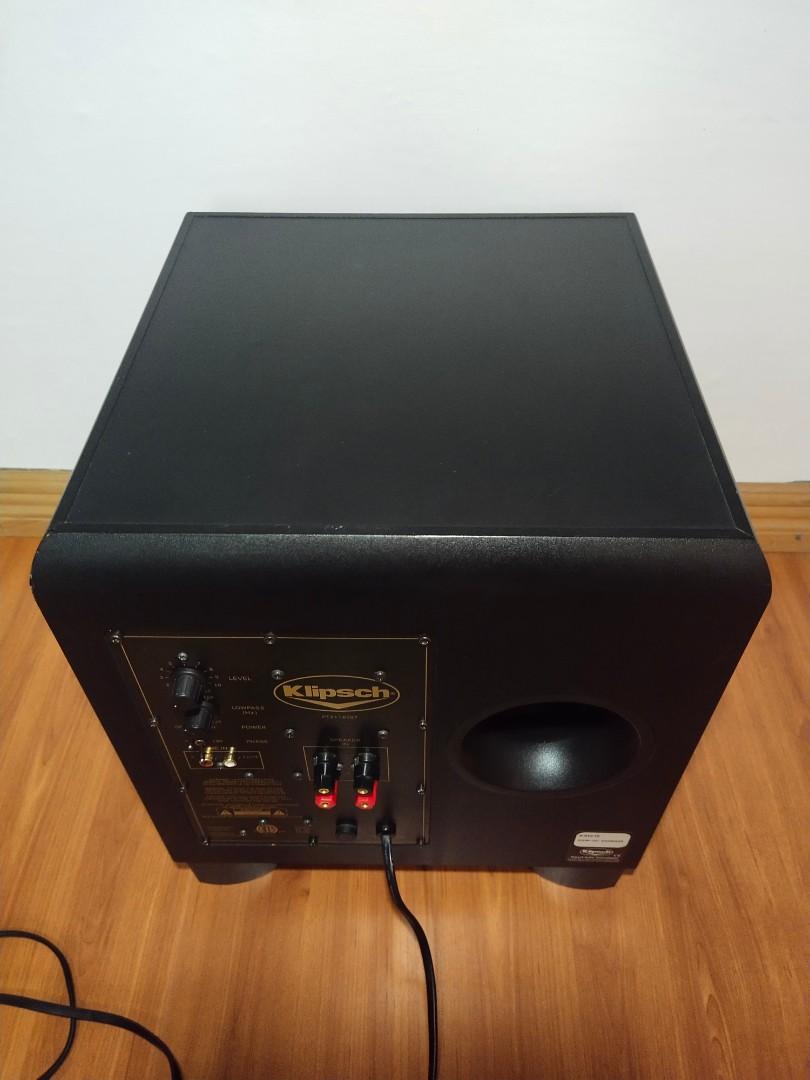 KLIPSCH KSW10 ACTIVE SUBWOOFER, Audio, Soundbars, Speakers & Amplifiers