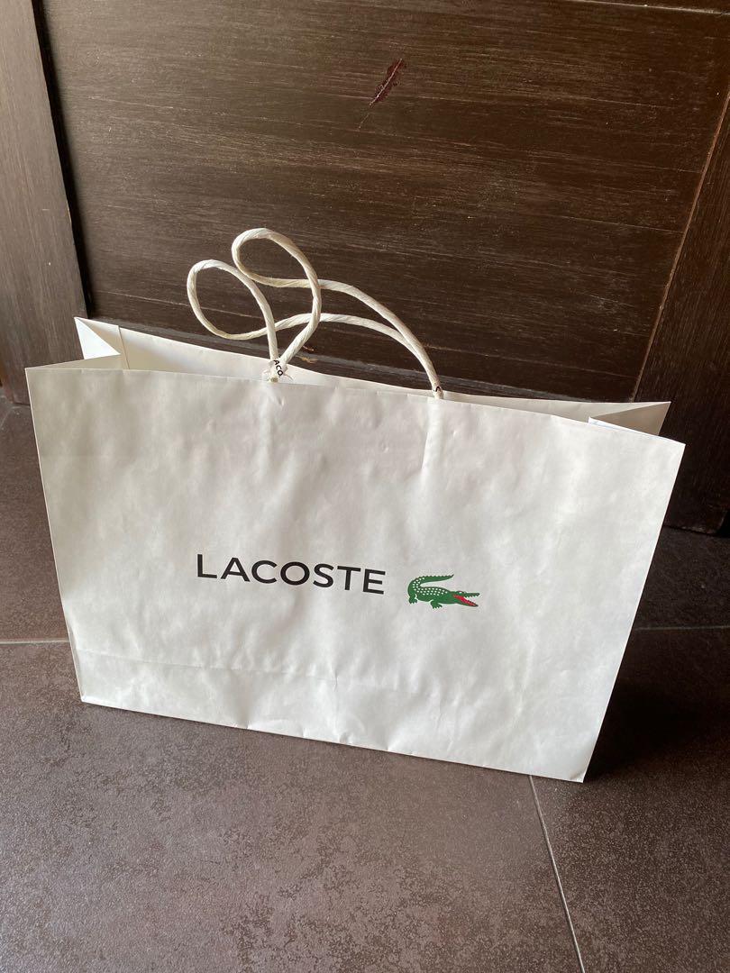 Lacoste Paper Bag, Luxury, Bags 
