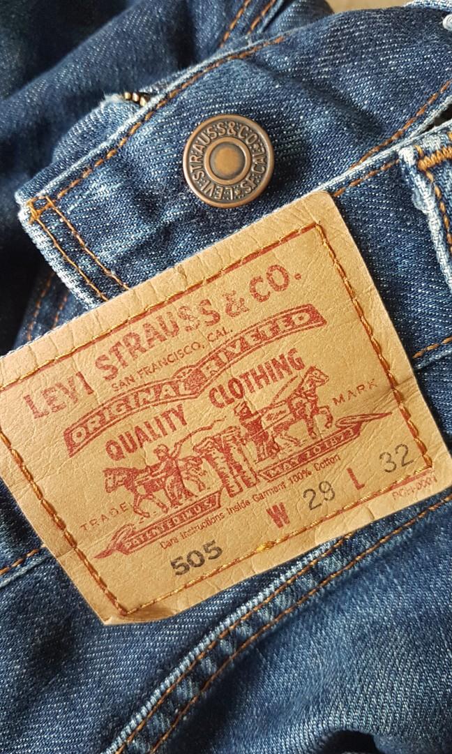 Levis 505 to fit waist 29\