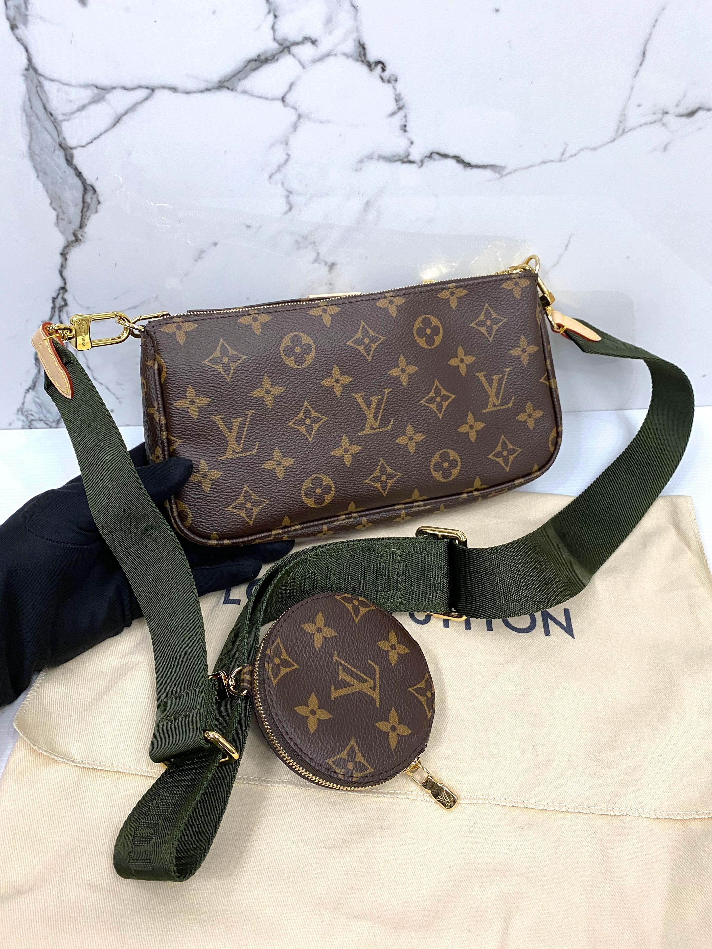 malashimboutique - Multi Pochette Louis Vuitton✨ —Disponible— Top Quality  1.1 También con correa (verde, rosa, café y negra)🖤 .