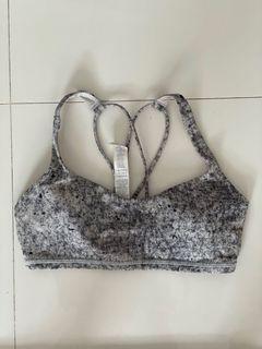 Lululemon Free To Be Bra Antiqued Alpine White Multi 6