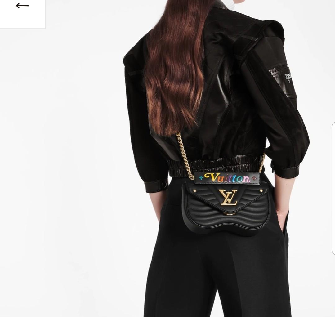 Louis Vuitton Black New Wave Chain PM
