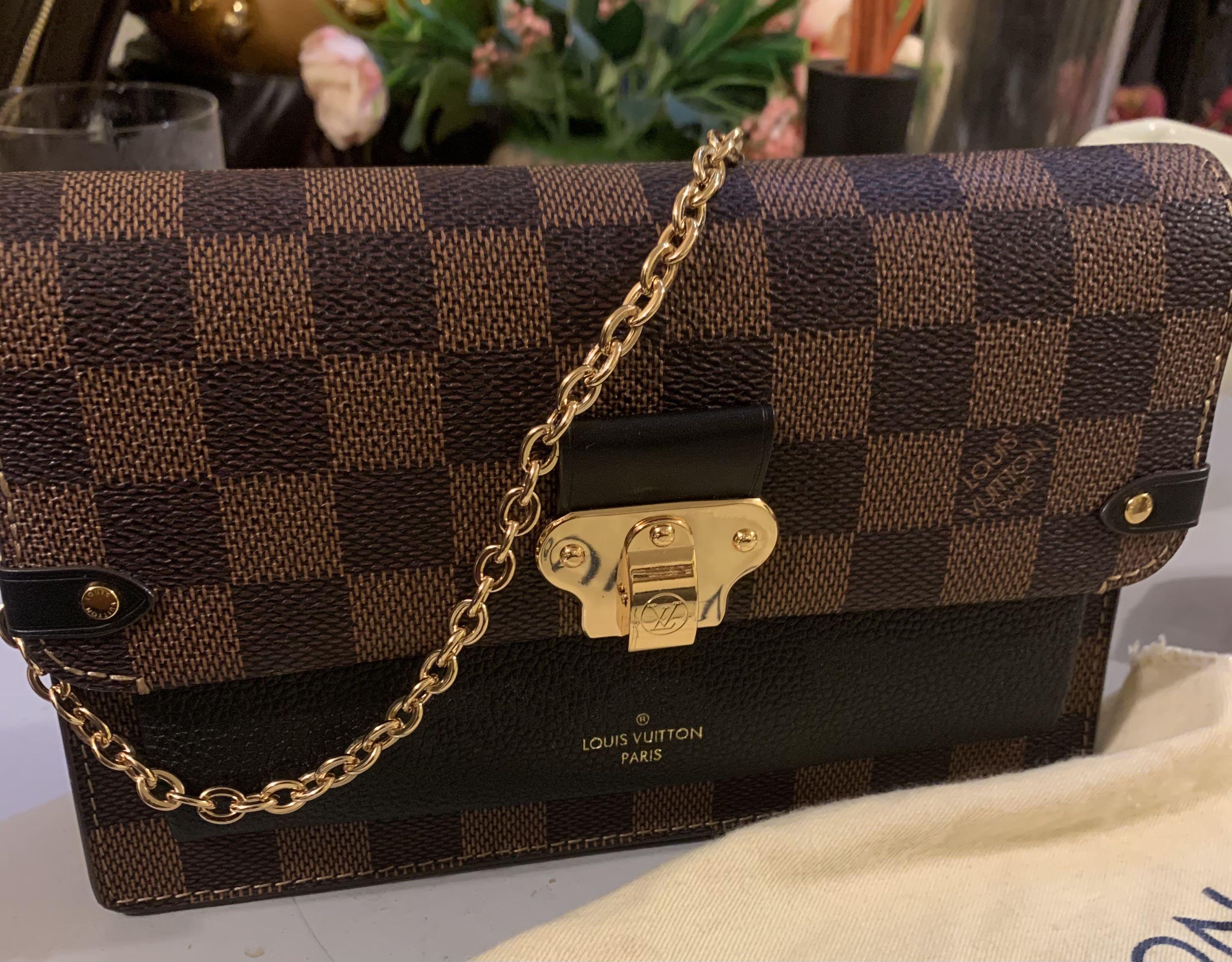 Lv vavin wallet on chain, Luxury, Bags & Wallets on Carousell