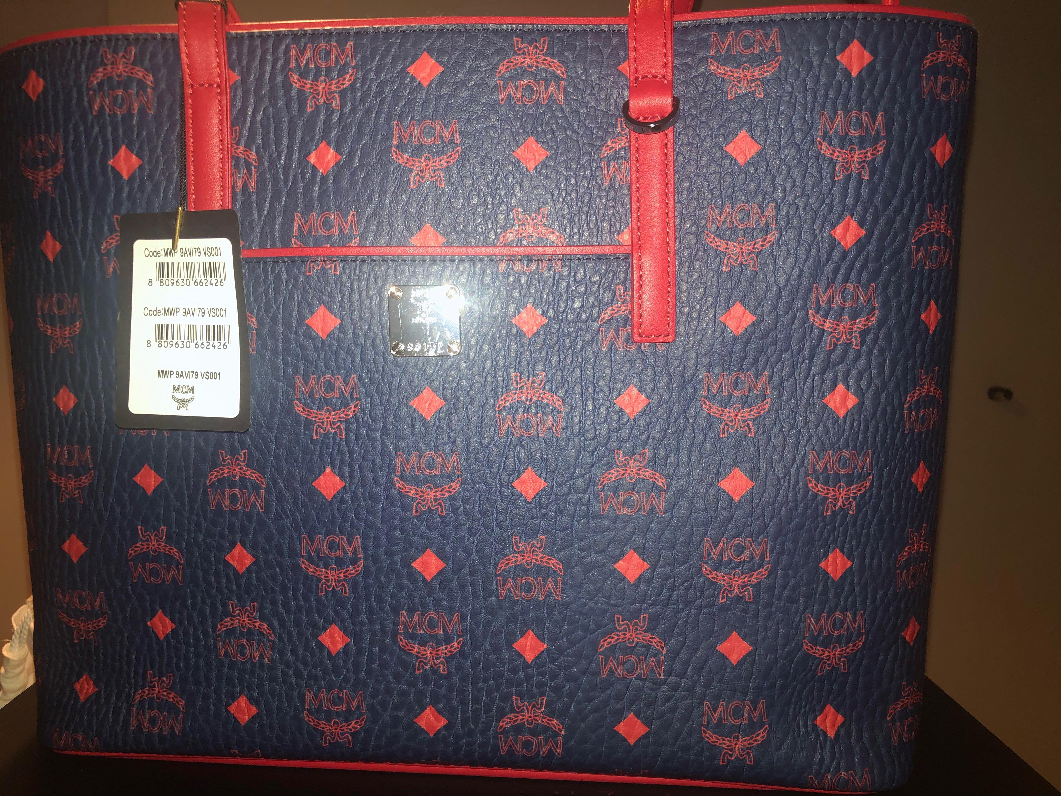 Mcm anya tote bag best sale