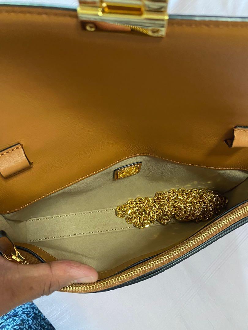 MCM Embossed Leather Millie Medium Crossbody Bag (SHF-18604) – LuxeDH