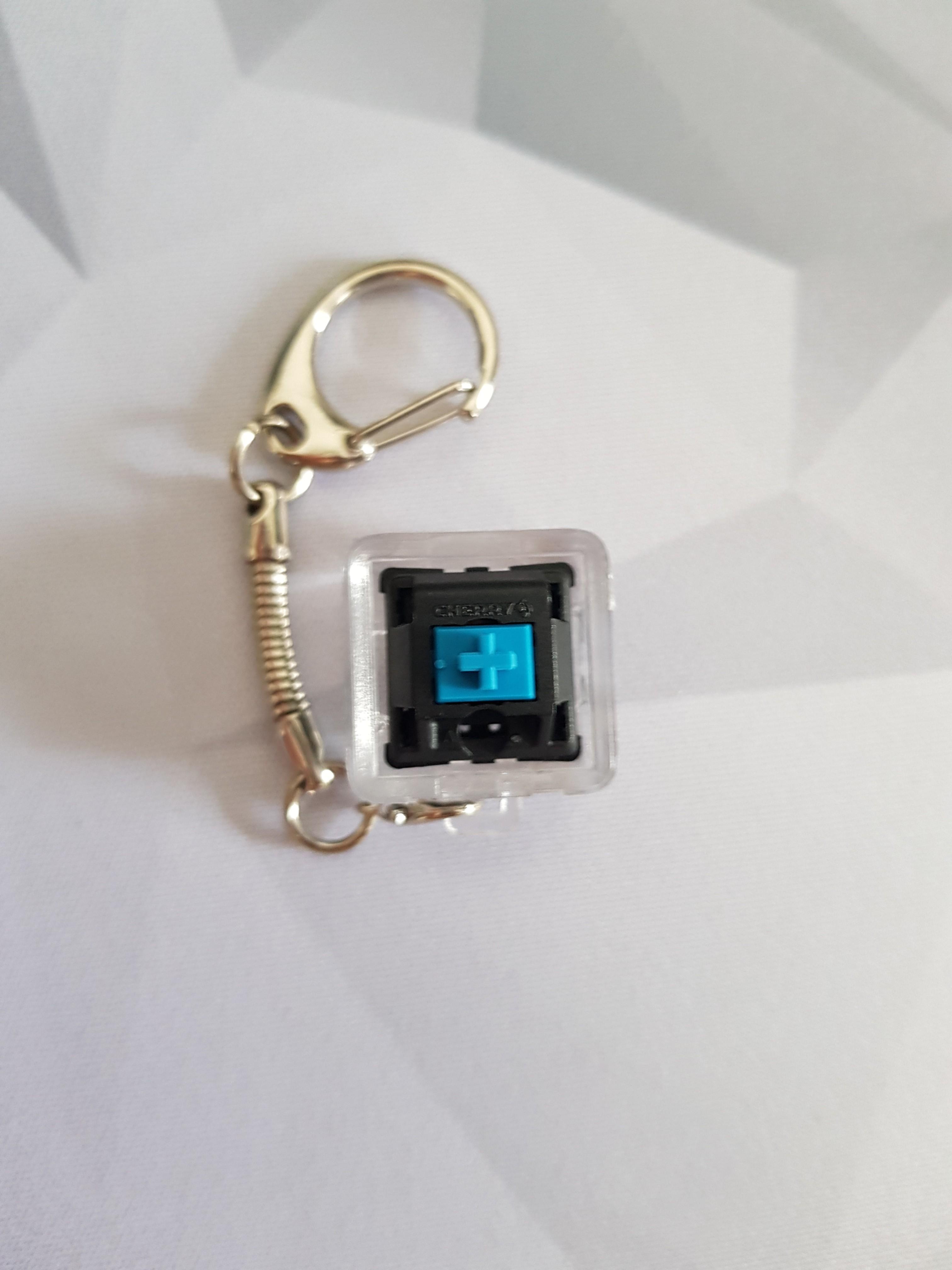 Cherry mx blue keychain hotsell