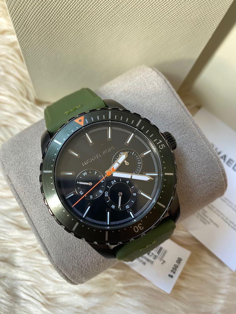 Michael kors army green watch, Luxury 