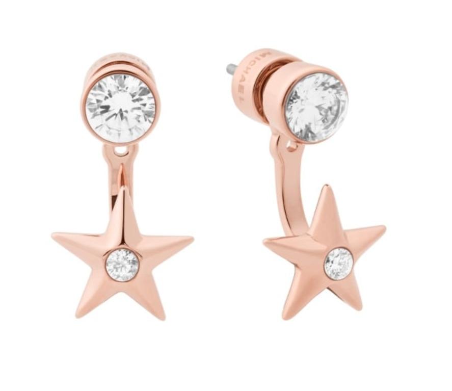 Michael Kors MK Earrings rose gold star Carousell