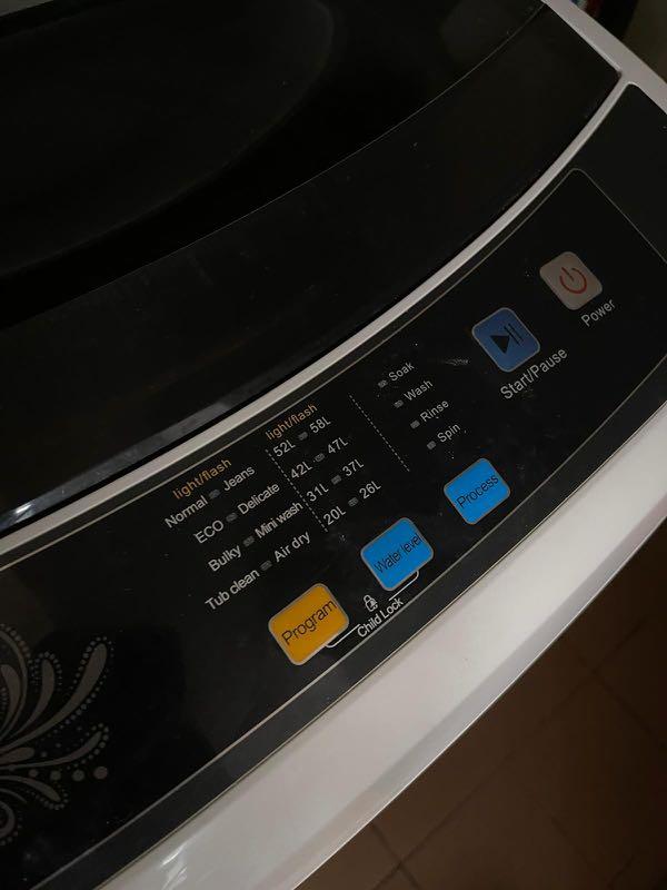 Midea Wash Machine Top Load 7.0KG/ MT720B FUZZY, TV & Home Appliances