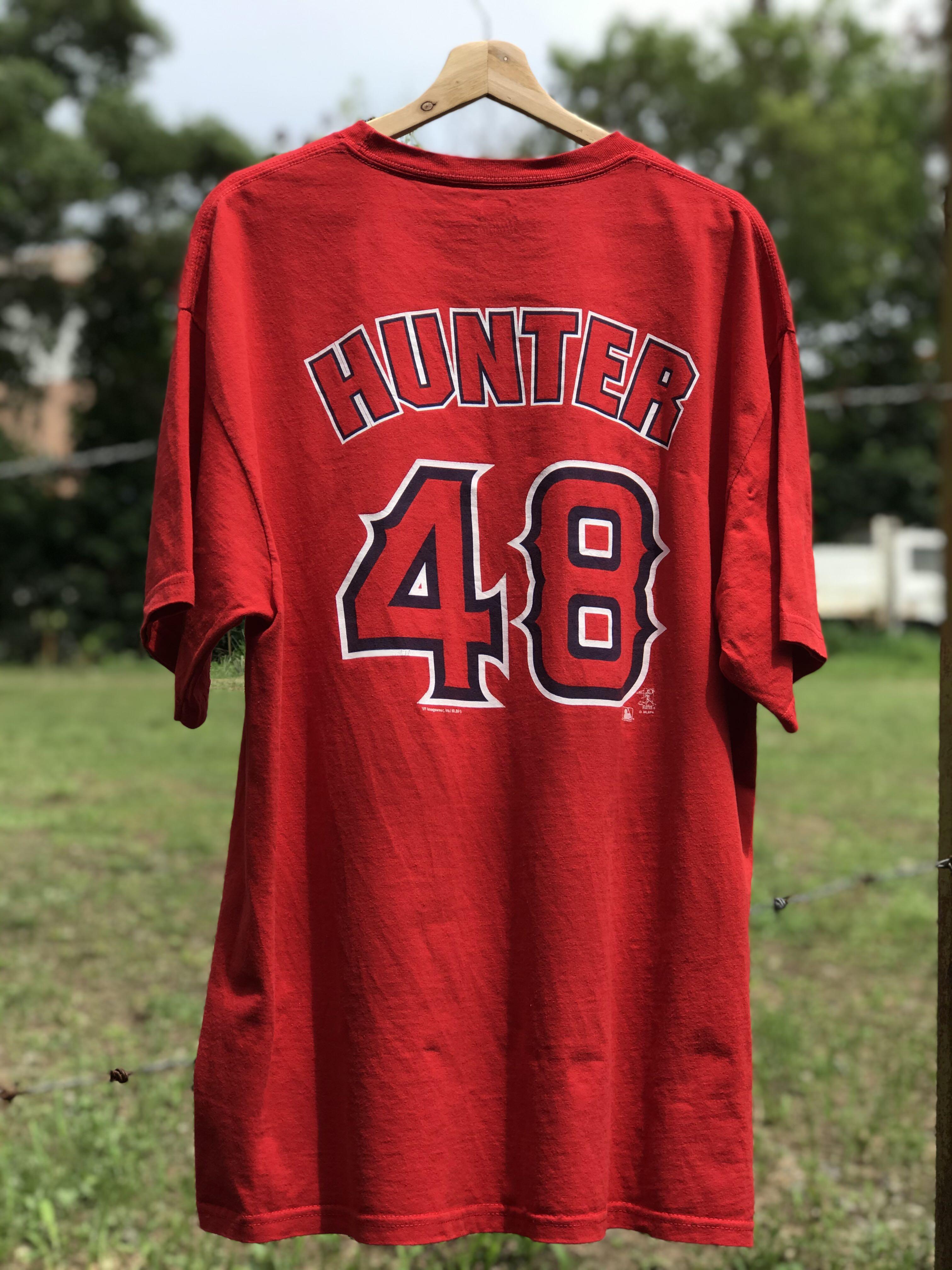 Minnesota Twins Majestic Torii Hunter 48 Shirt Adult XL Blue Crew MLB  Baseball