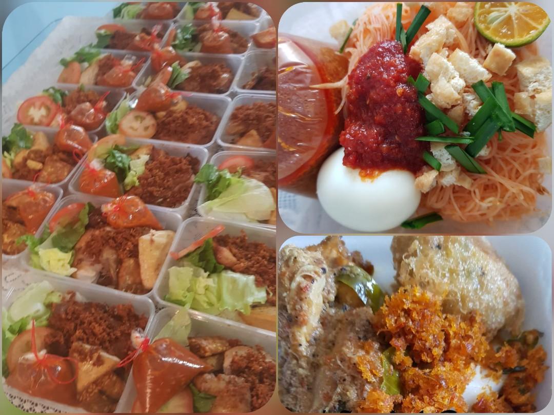 Nasi Ayam Penyet Mee Siam Kuah Nasi Sambal Goreng Lontong Kering Minimum Order 20pax Food Drinks Packaged Instant Food On Carousell