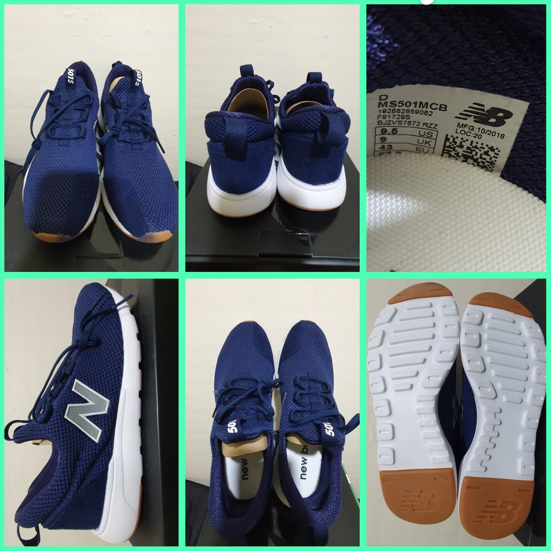 New Balance 501S Casual Trainer Blue Men s Fashion Footwear