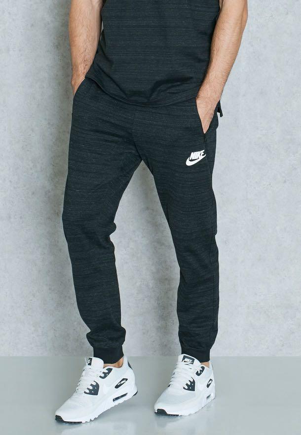 Nike Advance Knit Joggers In Black Men s Fashion Activewear on