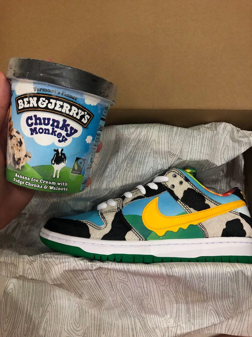 Nike SB Dunks Ben u0026 Jerry “Chunky Dunky”, Men's Fashion, Footwear, Sneakers  on Carousell