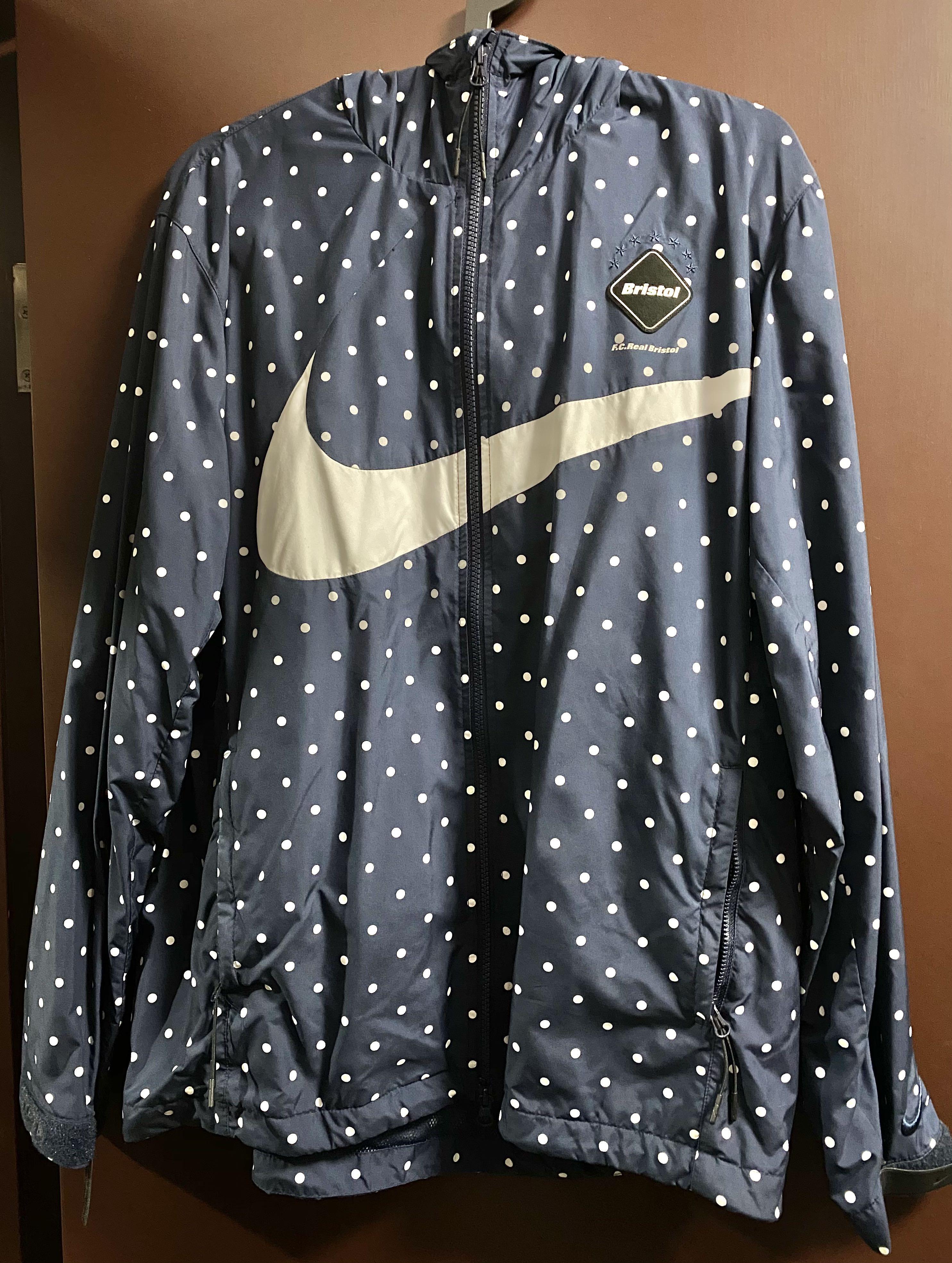 ナイキ FCRB POLKA DOT PRACTICE JACKET S - ナイロンジャケット