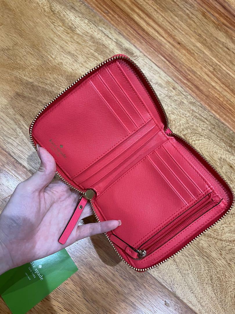 ORIGINAL Brand New Kate Spade Wallet (Category: Luxury Bags & Wallets) located in Quezon City. Submitted by sereney13 (Listing ID 1063227712, Image 3). Description: Brand New Original Kate Spade Wallet Fushia Pink Never been used Material is very soft ( High Quality ) Many compartments! Easy to glide Zipper 100% authentic Gift from my cousin from US. .