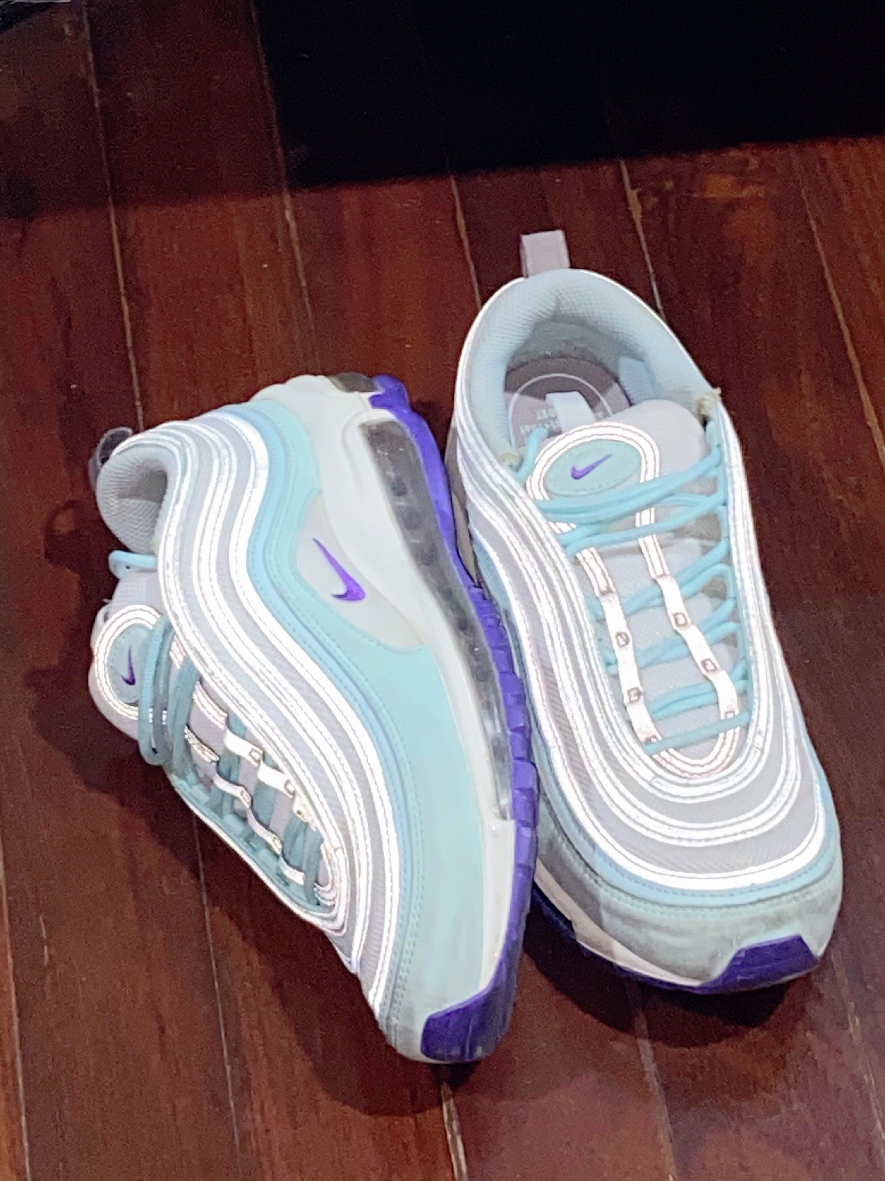 air max 97 teal and white