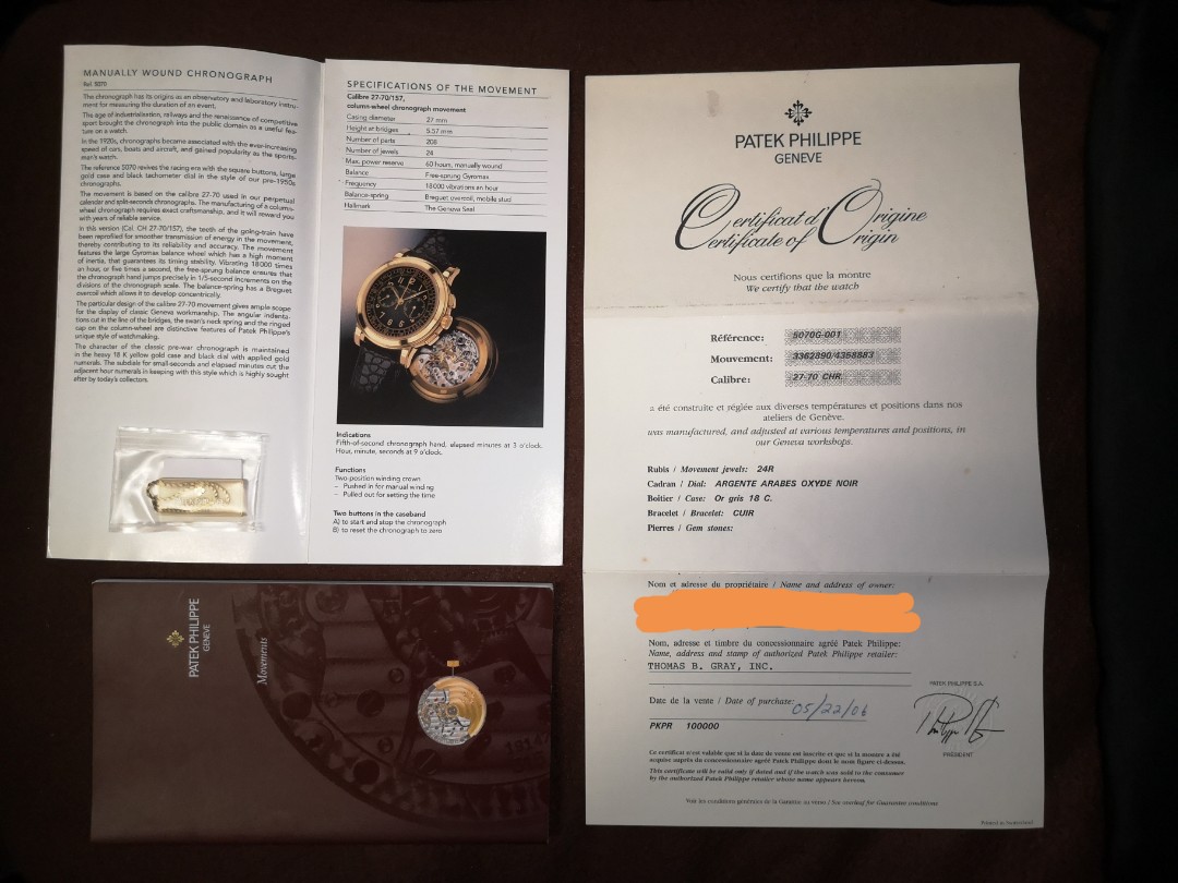Patek philippe origin store
