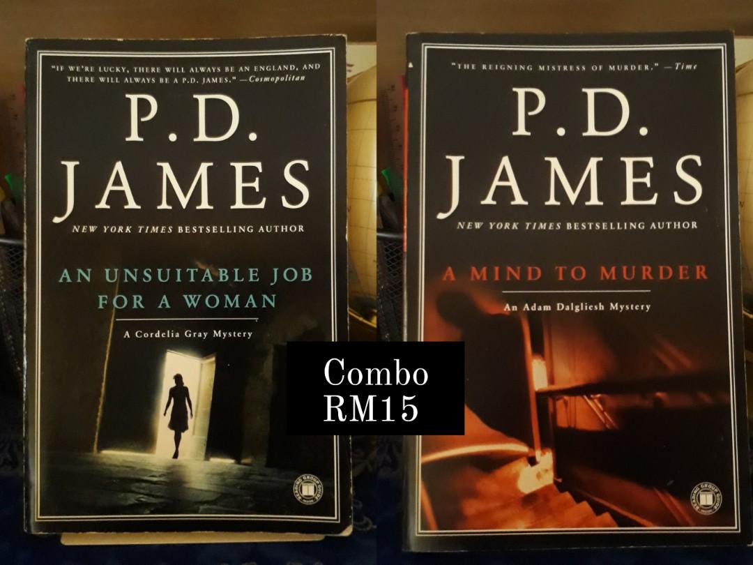 P D James Combo Books Stationery Books On Carousell