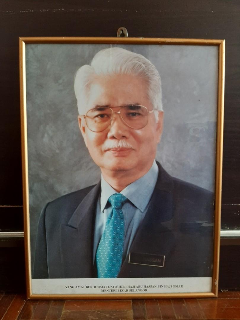 Potret Rasmi Dato Hj Abu Hassan Omar Menteri Besar Selangor, Hobbies