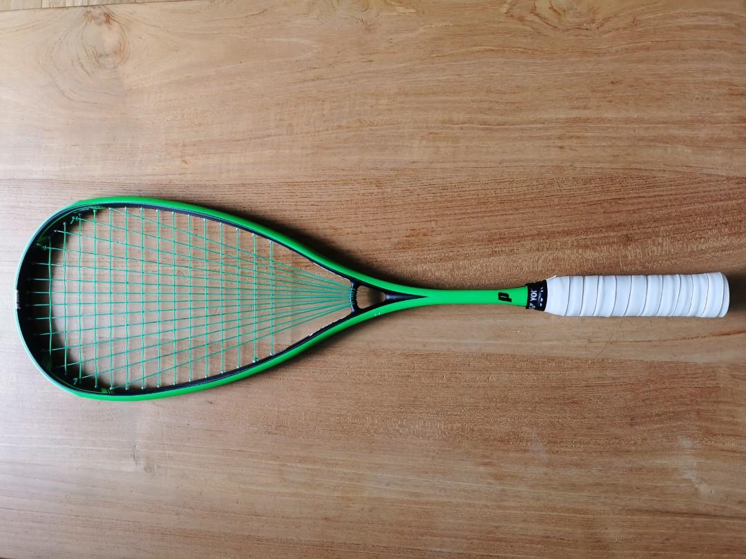 Prince Pro Beast 750 – Raquette De Squash Légère, 126 G, équilibre Lourd, Power Ring, Tungstène/carbone