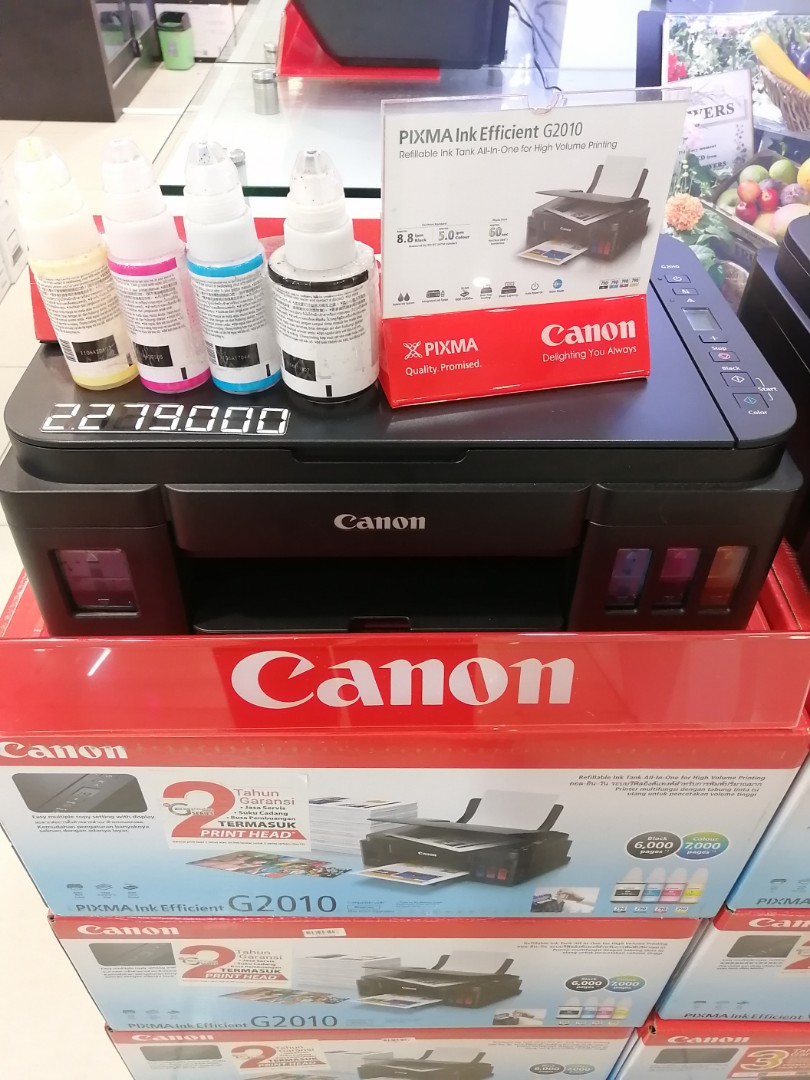 printer canon pixma ink efficient g2010