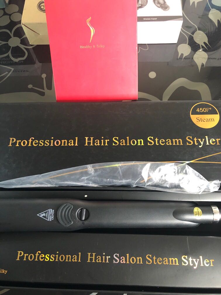 Professional hair salon steam styler