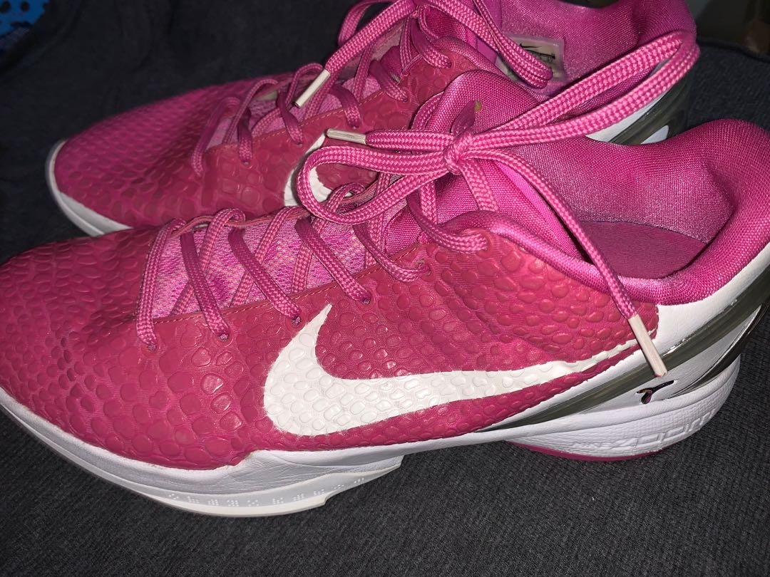 Nike, Shoes, Nike Kobe 6kay Yow Think Pink Used Mens 1 Highly Sought  After Shoe
