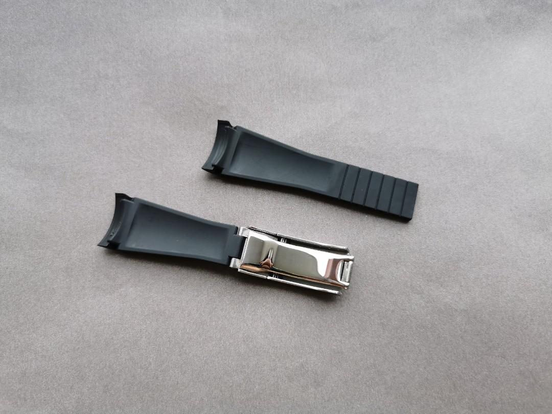 ROLEX 22mm Sea Dweller 126660 Rubber B Watch Strap Men s Fashion