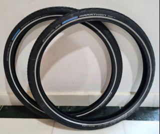 Schwalbe Marathon  GreenGuard Tires size 20" x 1.50" tires