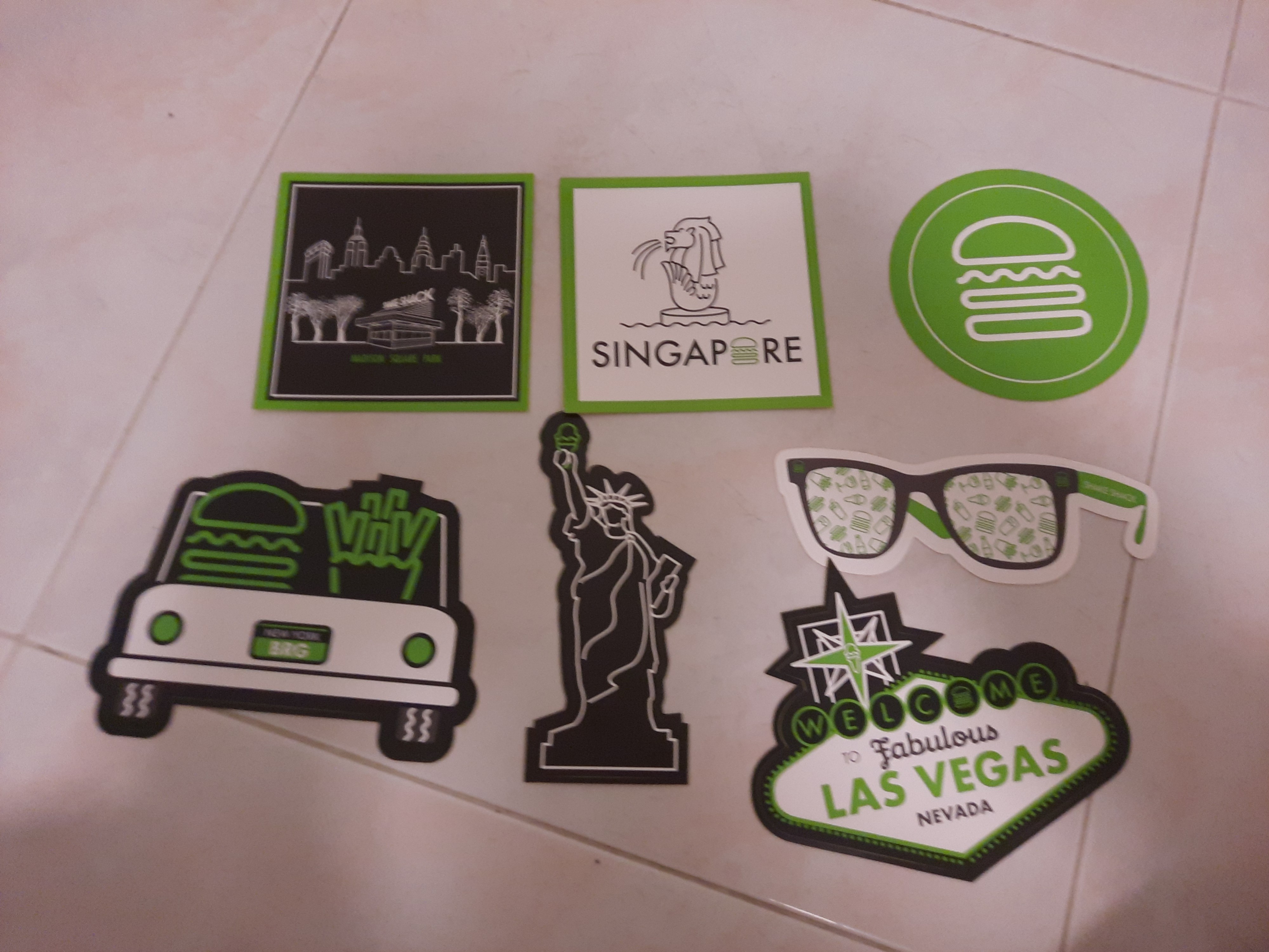 Shake Shack Luggage Stickers, Everything Else On Carousell