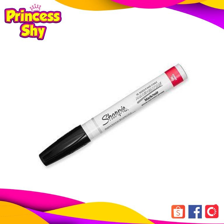 Sharpie Oil Based Paint Marker, Medium Point, Black 35549 (Category: Craft Supplies & Tools) located in San Juan City. Submitted by princessshyph (Listing ID 1005999803, Image 1). Description: Sharpie Oil Based Paint Marker, Medium Point, Black Black ink is perfect for rock painting, creating scrapbooks, posters and window art Quick-drying oil-based ink resists fading, smearing and water High-contrast ink stands out on dark and reflective surface