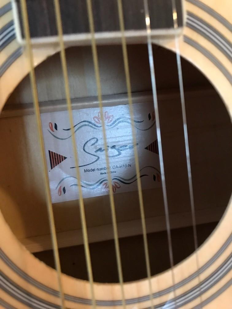 Smiger acoustic guitar, Hobbies & Toys, Music & Media, Musical ...