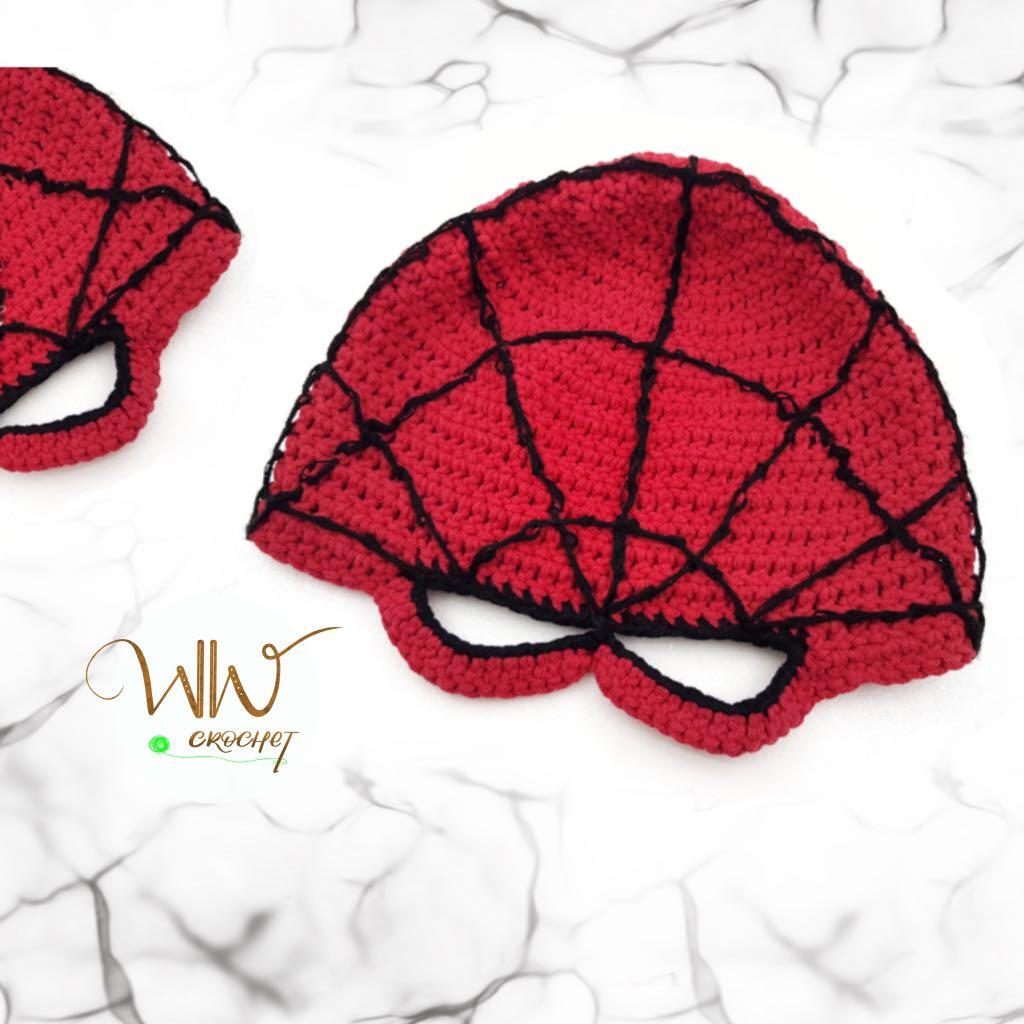 Spiderman crochet hat, Hobbies \u0026 Toys 