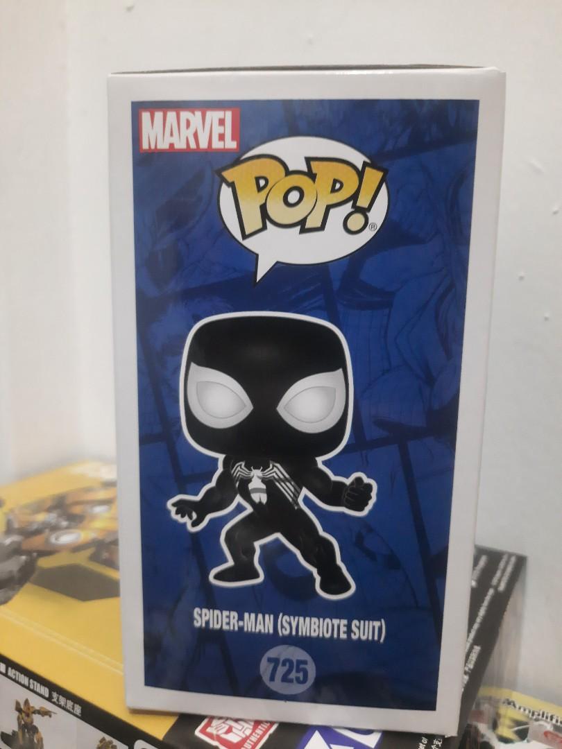 Funko Pop SPIDER-MAN SYMBIOTE SUIT 725 GITD Glows Marvel Exclusive Funko  Shop