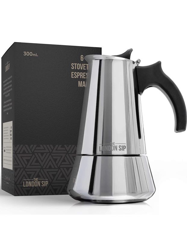 Stainless Steel Induction Stovetop Espresso Maker, TV & Home Appliances