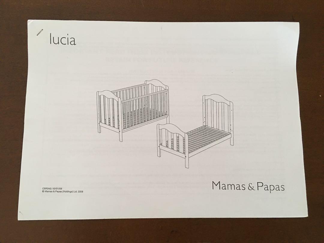 Stunning London brand Mamas & Papas Lucia White Cot/Bed worth 1,000, Babies & Kids, Baby