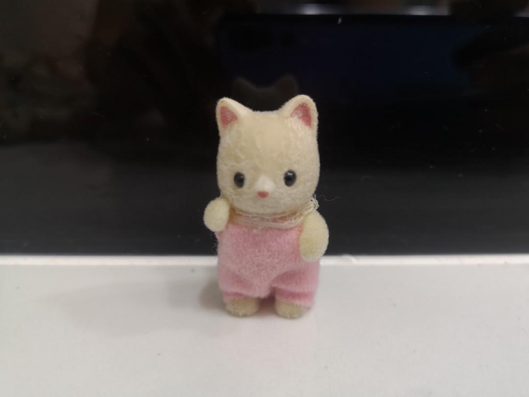 Sylvanian families silk cat baby clearance