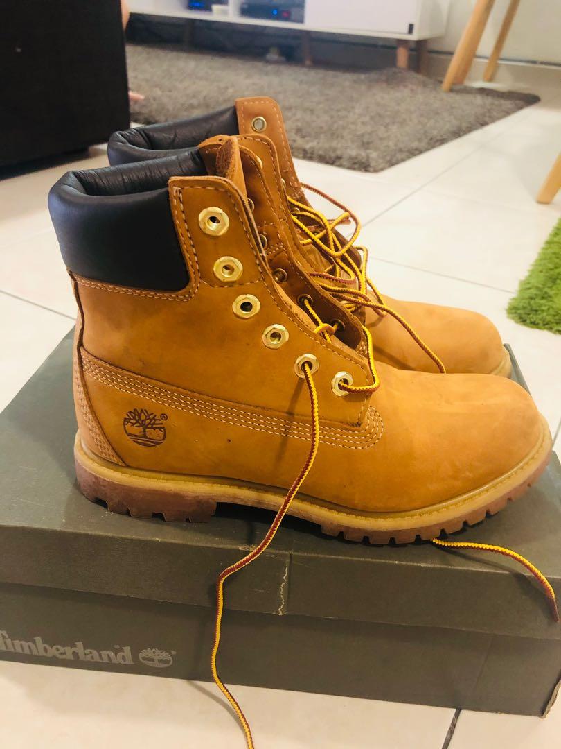 Timberland womens cheap yellow boots
