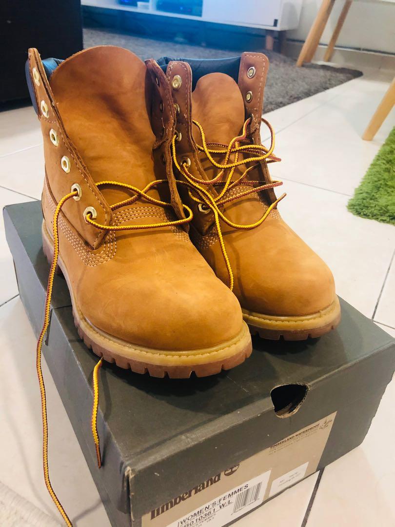 Womens yellow deals timberland boots