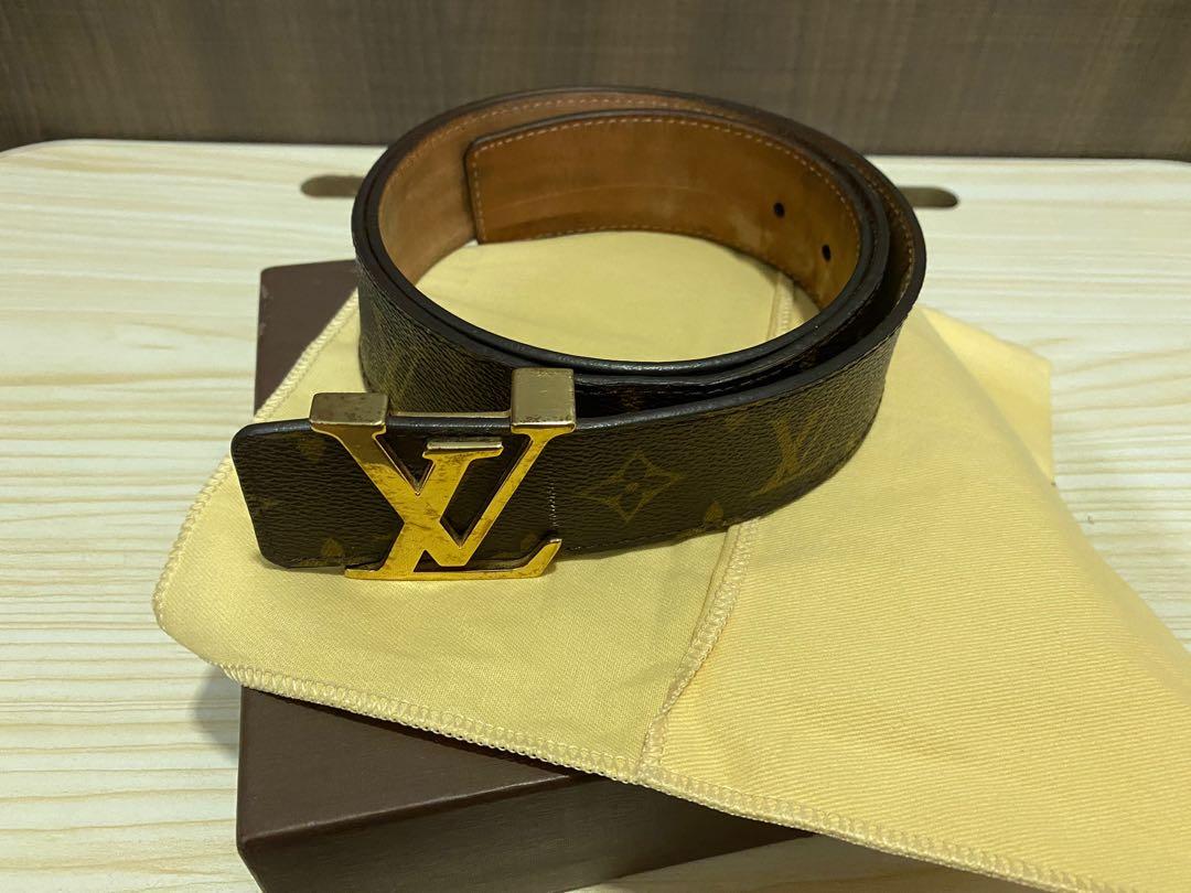 USED AUTHENTIC LV LOUIS VUITTON MONOGRAM BELT, Men's Fashion, Watches &  Accessories, Belts on Carousell