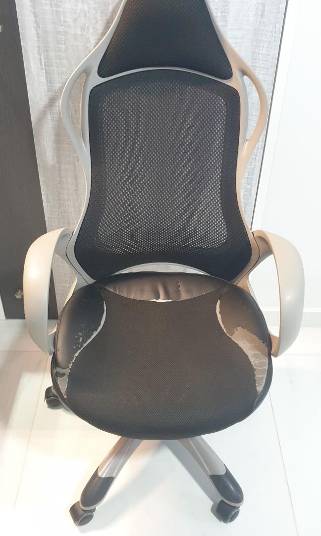 Used computer chair, Furniture & Home Living, Furniture, Chairs on