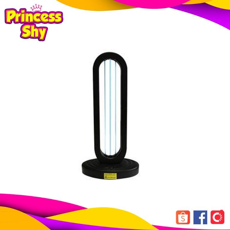 UV UVC Ultraviolet Sterilization Disinfection Germicidal Light Lamp with Remote Control & Timer (Category: Lighting) located in San Juan City. Submitted by princessshyph (Listing ID 1009865933, Image 1). Description: 220 Volts / 38 W Product Dimensions 238 x 190 x 435 mm good for up to 30-40sqm room size 100% mite removal rate 99.9% sterilization rate Instructions: - For each use, use the remote control to switch the unit on and off, or according